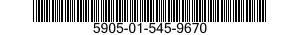 5905-01-545-9670 RESISTOR,FIXED,WIRE WOUND,NONINDUCTIVE 5905015459670 015459670