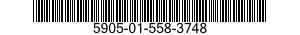 5905-01-558-3748 RESISTOR,FIXED,FILM 5905015583748 015583748