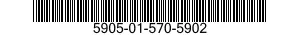5905-01-570-5902 RESISTOR NETWORK,THERMAL 5905015705902 015705902