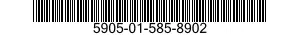 5905-01-585-8902 RESISTOR NETWORK,FIXED-VARIABLE 5905015858902 015858902