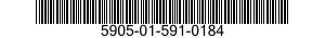 5905-01-591-0184 RESISTOR ASSEMBLY 5905015910184 015910184