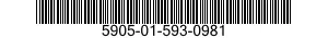 5905-01-593-0981 RESISTOR,VARIABLE,NONWIRE WOUND,NONPRECISION 5905015930981 015930981