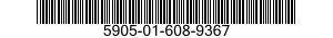5905-01-608-9367 RESISTOR,VARIABLE,NONWIRE WOUND,NONPRECISION 5905016089367 016089367