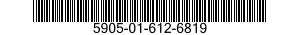 5905-01-612-6819 RESISTOR ASSORTMENT 5905016126819 016126819