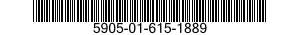 5905-01-615-1889 RESISTOR ASSEMBLY 5905016151889 016151889