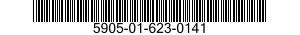 5905-01-623-0141 RESISTOR ASSEMBLY 5905016230141 016230141