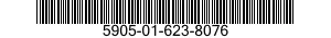 5905-01-623-8076 RESISTOR,FIXED,FILM 5905016238076 016238076
