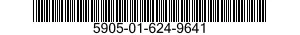 5905-01-624-9641 RESISTOR,FIXED,FILM 5905016249641 016249641