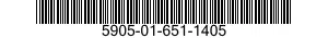 5905-01-651-1405 RESISTOR,FIXED,FILM 5905016511405 016511405