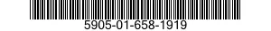 5905-01-658-1919 RESISTOR ASSEMBLY 5905016581919 016581919