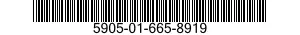 5905-01-665-8919 RESISTOR,CHIP,FIXED,FILM 5905016658919 016658919