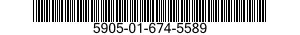 5905-01-674-5589 RESISTOR ASSEMBLY 5905016745589 016745589