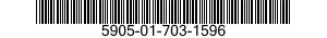 5905-01-703-1596 RESISTOR NETWORK,FIXED-VARIABLE 5905017031596 017031596