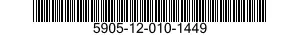 5905-12-010-1449 RESISTOR,FIXED,COMPOSITION 5905120101449 120101449
