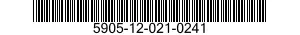 5905-12-021-0241 RESISTOR,FIXED,COMPOSITION 5905120210241 120210241