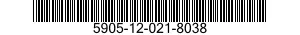 5905-12-021-8038 RESISTOR,FIXED,COMPOSITION 5905120218038 120218038
