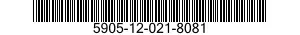 5905-12-021-8081 RESISTOR,FIXED,COMPOSITION 5905120218081 120218081