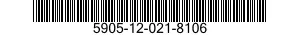 5905-12-021-8106 RESISTOR,FIXED,COMPOSITION 5905120218106 120218106
