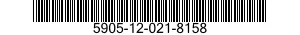 5905-12-021-8158 RESISTOR,FIXED,COMPOSITION 5905120218158 120218158