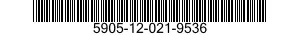 5905-12-021-9536 RESISTOR,FIXED,COMPOSITION 5905120219536 120219536