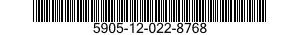 5905-12-022-8768 RESISTOR,FIXED,COMPOSITION 5905120228768 120228768