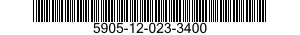 5905-12-023-3400 RESISTOR,VARIABLE,WIRE WOUND,NONPRECISION 5905120233400 120233400