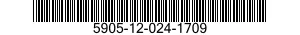 5905-12-024-1709 RESISTOR,FIXED,COMPOSITION 5905120241709 120241709