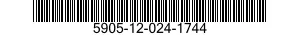 5905-12-024-1744 RESISTOR,FIXED,COMPOSITION 5905120241744 120241744
