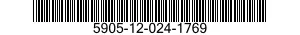 5905-12-024-1769 RESISTOR,FIXED,COMPOSITION 5905120241769 120241769
