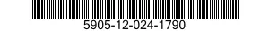 5905-12-024-1790 RESISTOR,FIXED,COMPOSITION 5905120241790 120241790
