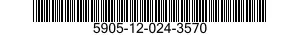 5905-12-024-3570 RESISTOR,FIXED,COMPOSITION 5905120243570 120243570