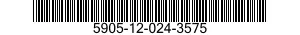 5905-12-024-3575 RESISTOR,FIXED,COMPOSITION 5905120243575 120243575