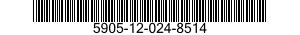 5905-12-024-8514 RESISTOR,VARIABLE,NONWIRE WOUND,NONPRECISION 5905120248514 120248514