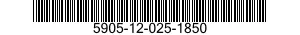 5905-12-025-1850  5905120251850 120251850