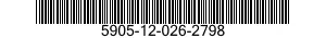 5905-12-026-2798 RESISTOR,FIXED,COMPOSITION 5905120262798 120262798