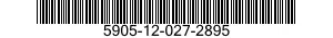 5905-12-027-2895 RESISTOR,VARIABLE,WIRE WOUND,NONPRECISION 5905120272895 120272895