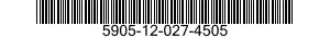 5905-12-027-4505 RESISTOR,VARIABLE,WIRE WOUND,NONPRECISION 5905120274505 120274505