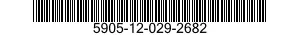 5905-12-029-2682 RESISTOR,FIXED,WIRE WOUND,INDUCTIVE 5905120292682 120292682