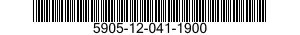 5905-12-041-1900  5905120411900 120411900