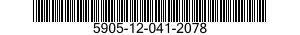 5905-12-041-2078  5905120412078 120412078