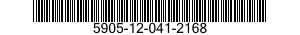 5905-12-041-2168  5905120412168 120412168