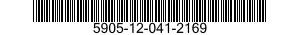 5905-12-041-2169  5905120412169 120412169