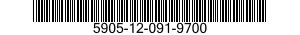 5905-12-091-9700  5905120919700 120919700