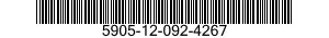 5905-12-092-4267  5905120924267 120924267