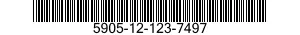 5905-12-123-7497 RESISTOR,CURRENT REGULATING 5905121237497 121237497