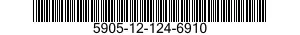 5905-12-124-6910 RESISTOR,CURRENT REGULATING 5905121246910 121246910