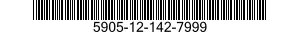 5905-12-142-7999 RESISTOR,FIXED,FILM 5905121427999 121427999