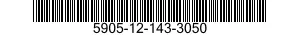 5905-12-143-3050 RESISTOR,FIXED,COMPOSITION 5905121433050 121433050