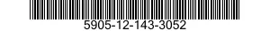 5905-12-143-3052 RESISTOR,FIXED,COMPOSITION 5905121433052 121433052
