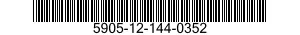 5905-12-144-0352 RESISTOR,FIXED,WIRE WOUND 5905121440352 121440352